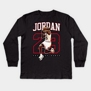 Michael Jordan 23 Basketball Legend Kids Long Sleeve T-Shirt